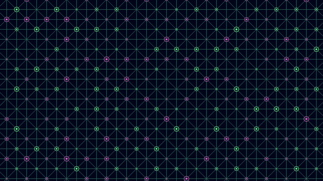 현대 기하학적 패턴: 검은색과 파란색의 별과 삼각형 그리드