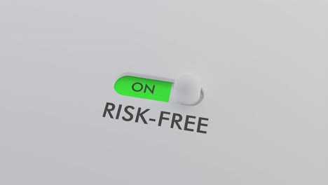 encendido del interruptor libre de riesgo