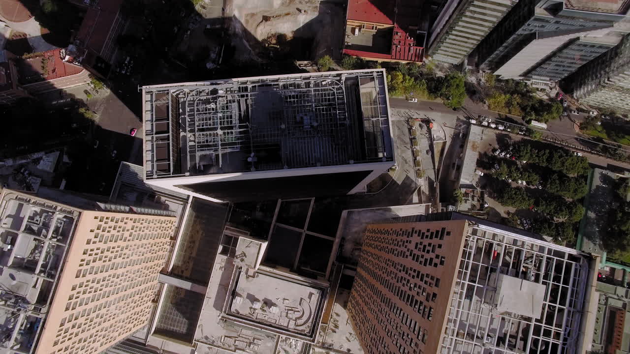 distrito financiero méxico santa fe ciudad de polanco tomas aéreas en 4k