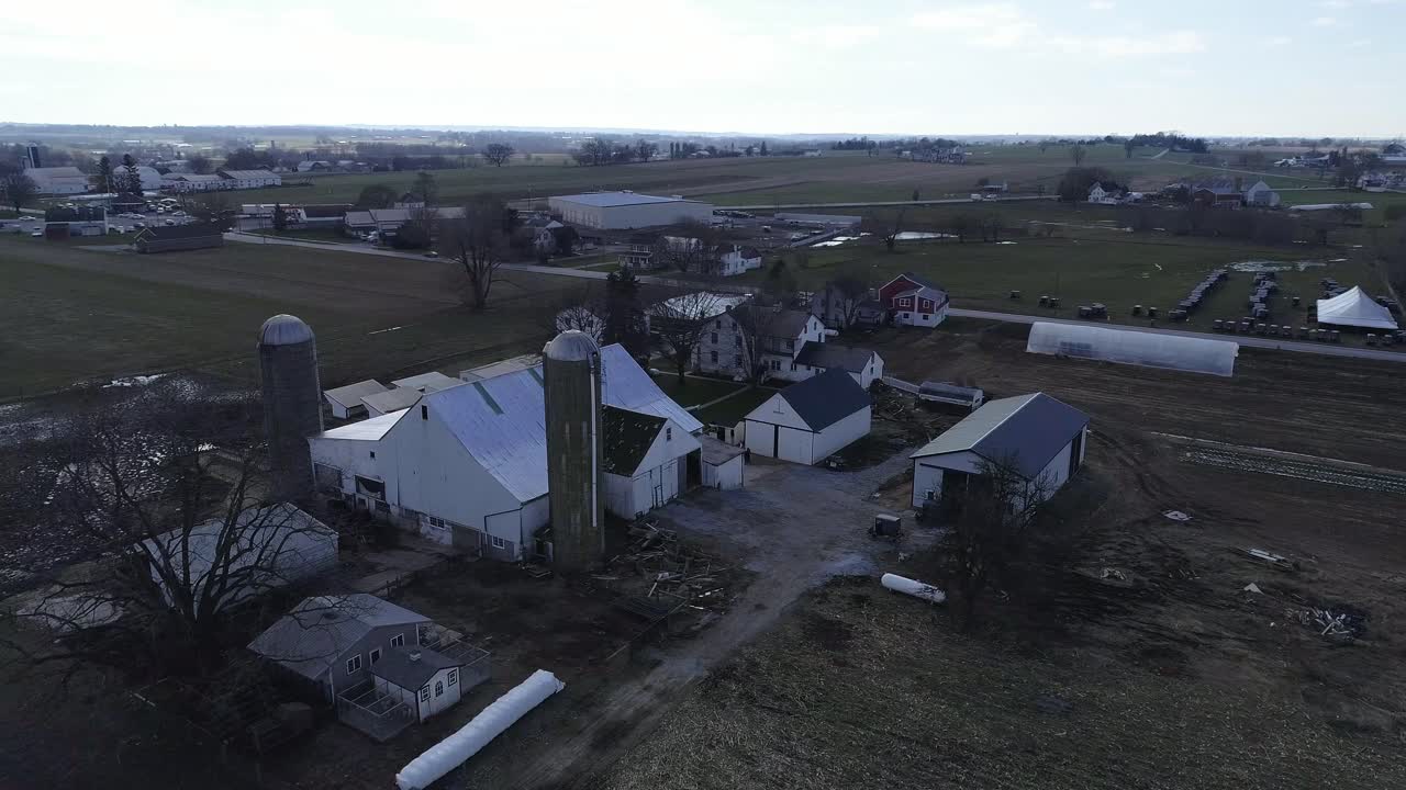 boda de una familia amish vista por un dron