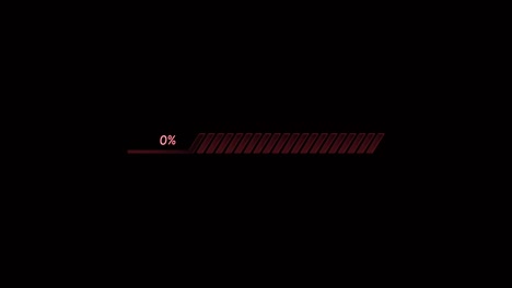animation colorful loading bar.
