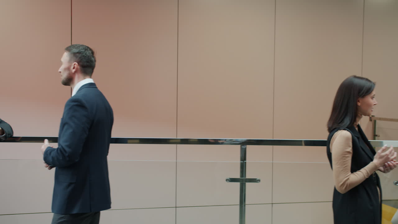 Business Professionals in Conversation