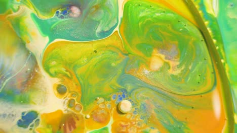 abstract fluid art with vibrant colors