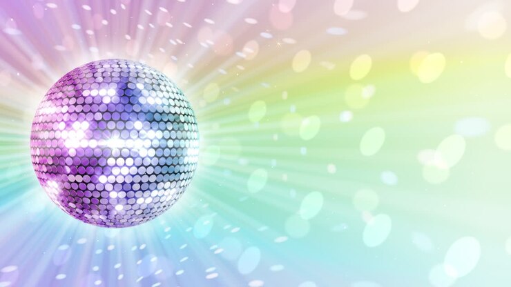 Mirror Ball Disco Lights Club Dance Party Glitter Sfondi