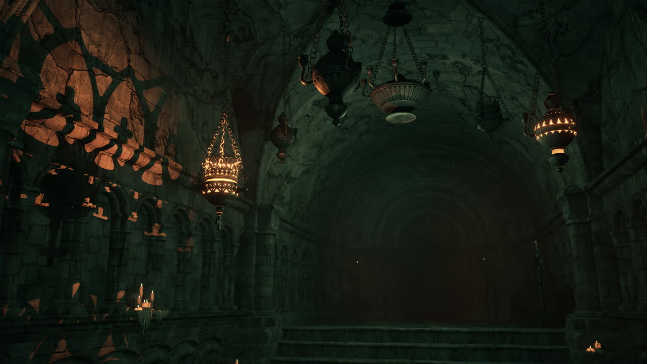 어고 끔찍한 감옥 복도