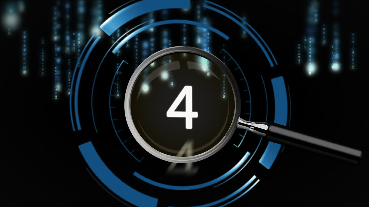 Animated countdown video