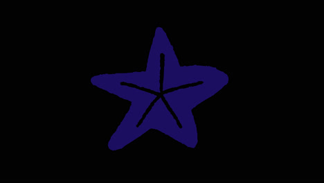 estrellas de mar púrpuras