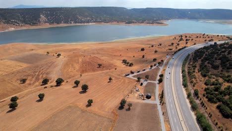 Aerial-View-Of-Big-Lake