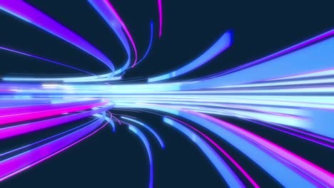 4k futuristic technology abstract background with pink, blue, vivid lines for network, big data, data center, server, vj, internet, speed. spectrum vibrant colors, laser show 3d