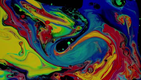 arte fluido abstractamente colorido