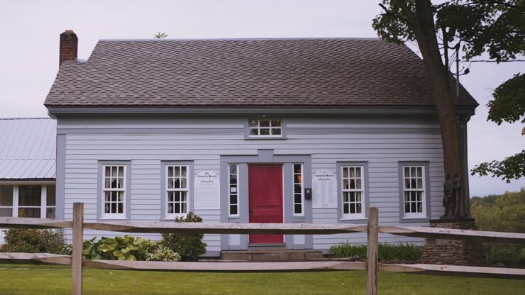 Home of the Knights, Joseph Sr and Newel Knight and the place of the first branch of the church of Christ, Mormons located in Colesville, New York near Bainbridge