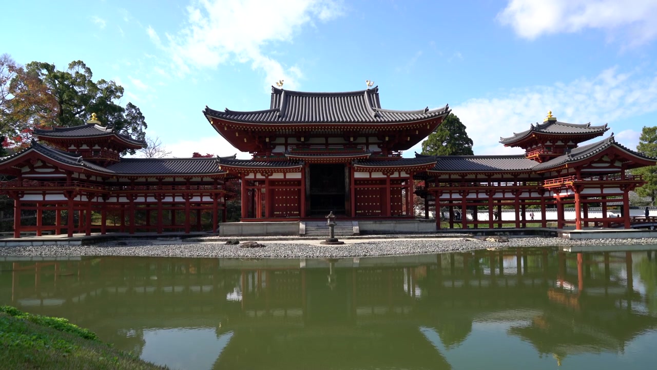 Smuk arkitektur Byodo-in Templet i Japan.
