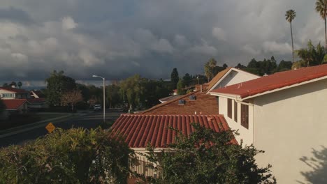 morning drone view and moving rotray from one of the palos verdes road in palos verdes estates, california