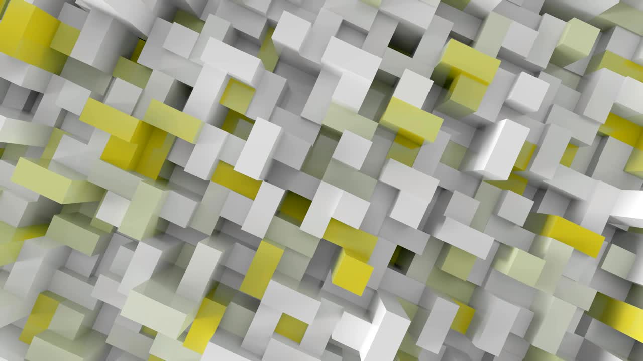 fondo geométrico 3d abstracto con formas que cambian de color.