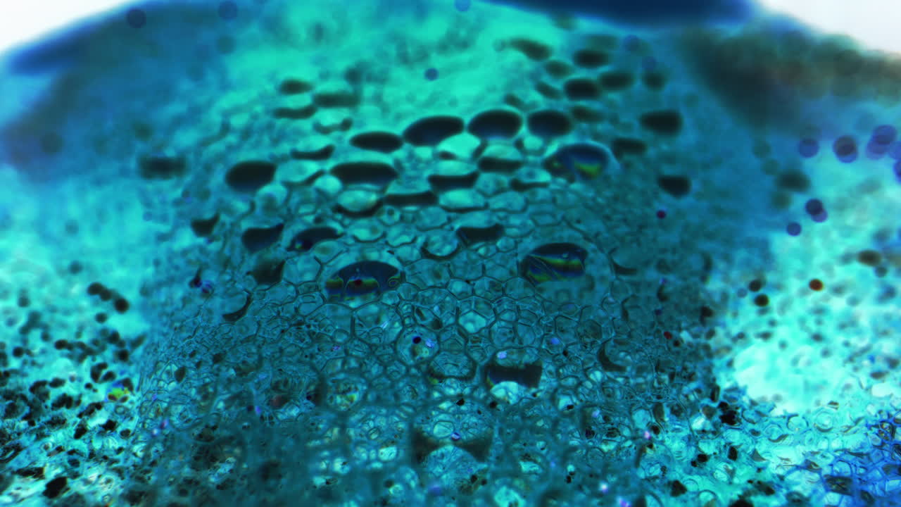 Macro Photography of Liquid Structure