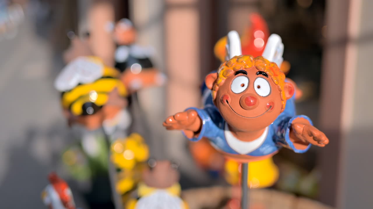 Frankfurt, Germany - 14 September, 2022: Figurine toy of a bee character