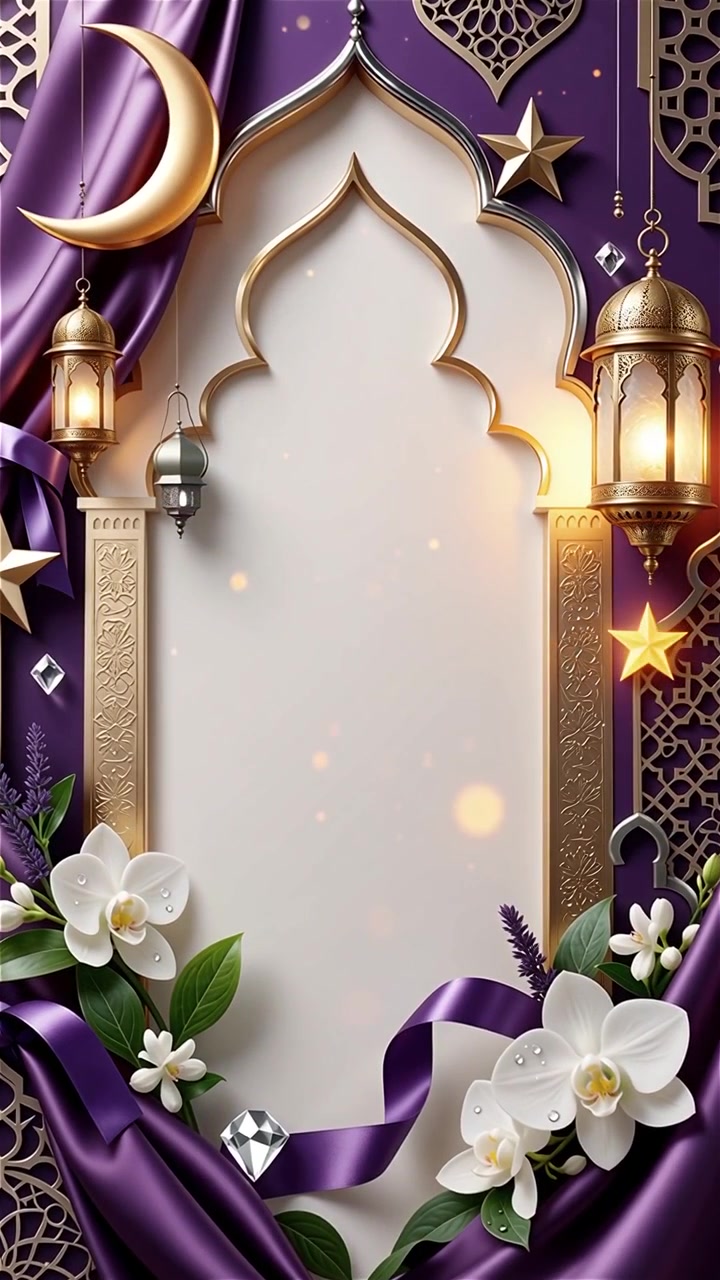 Compleanno del Profeta Maometto Mawlid al-Nabi Sfondo Islamico