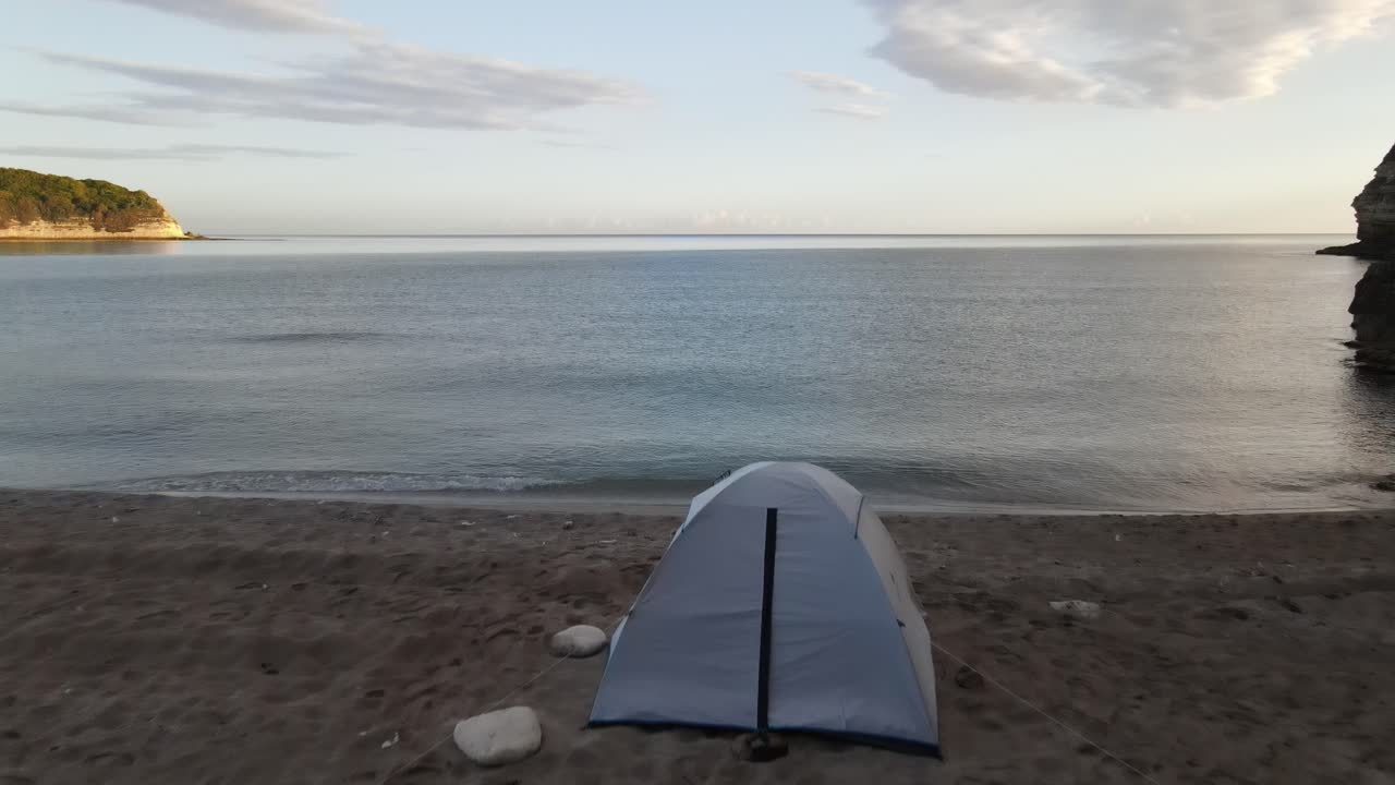 campamento de drones aéreos