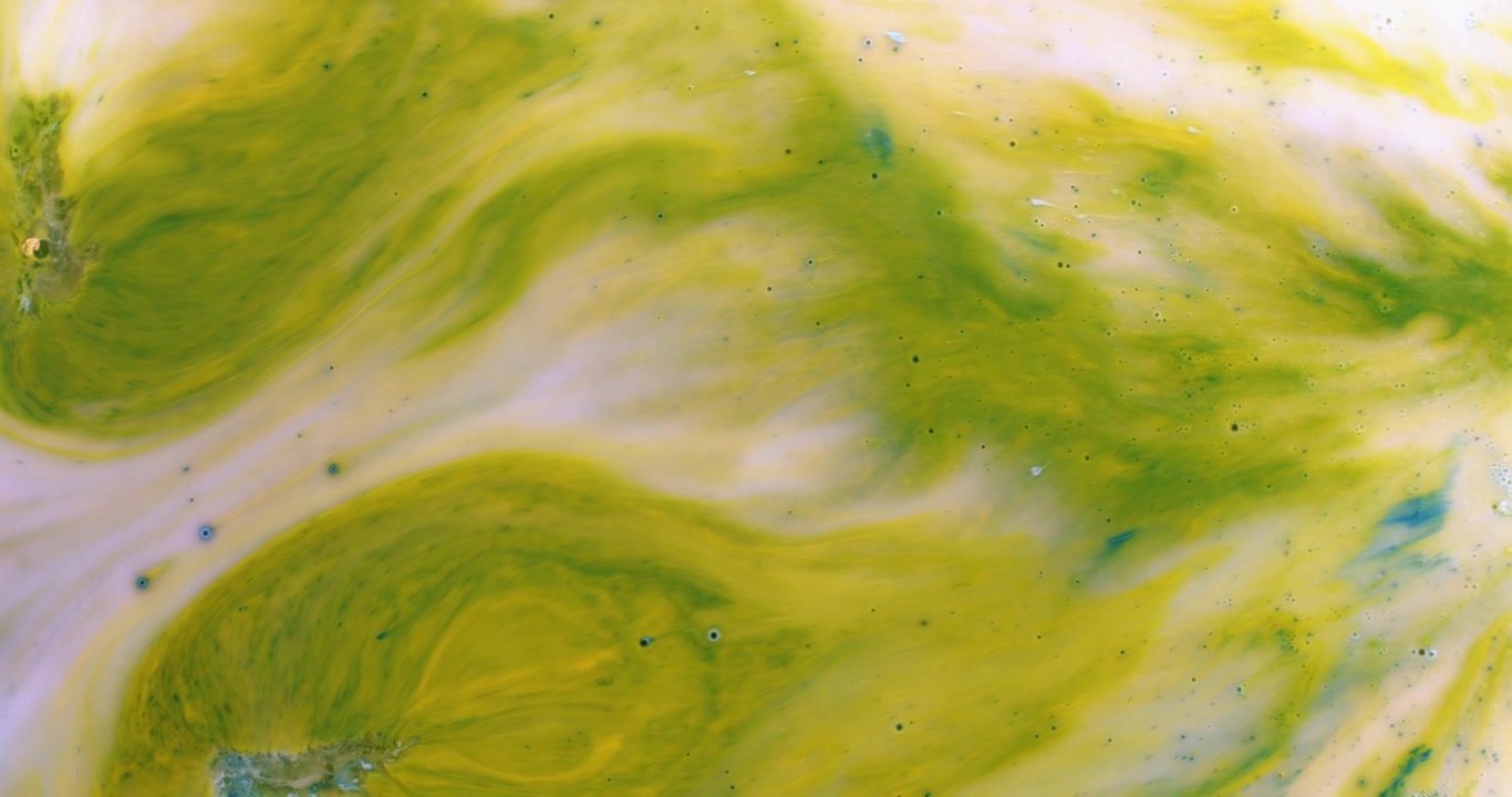 Reazione chimica dai colori astratti