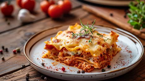 delicious homemade lasagna