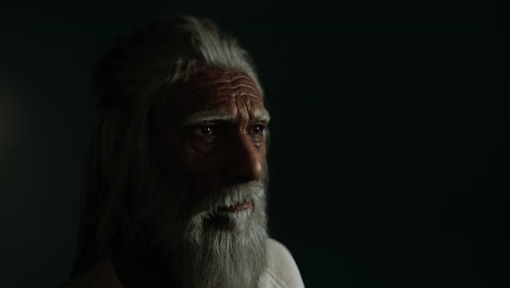 Portrait-of-senior-Indian-man