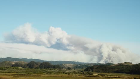 Incendio-Del-Complejo-Relámpago-Czu,-Condado-De-San-Mateo,-Agosto-De-2020