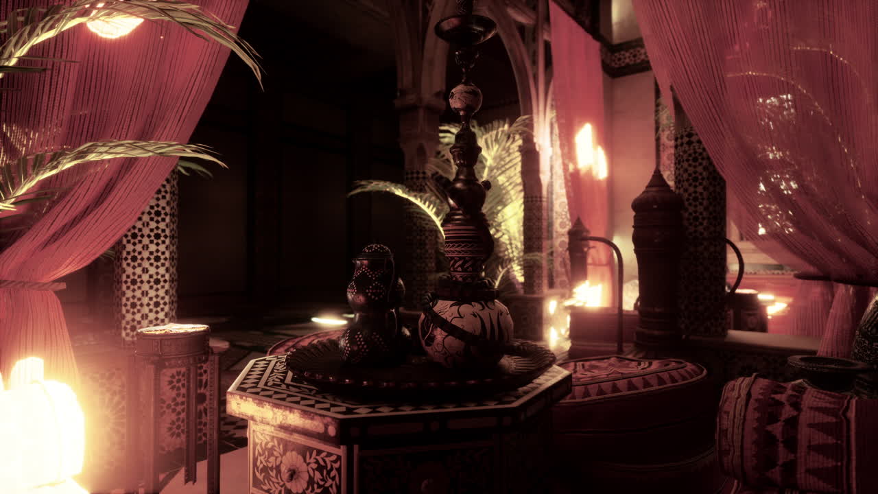 모로코의 인테리어 디자인과 호카