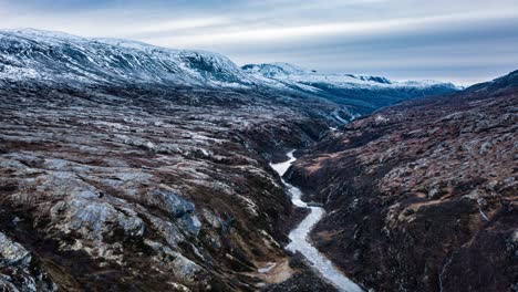 Aura-river-catting-its'-way-through-the-deep-canyon-cut-over-centuries