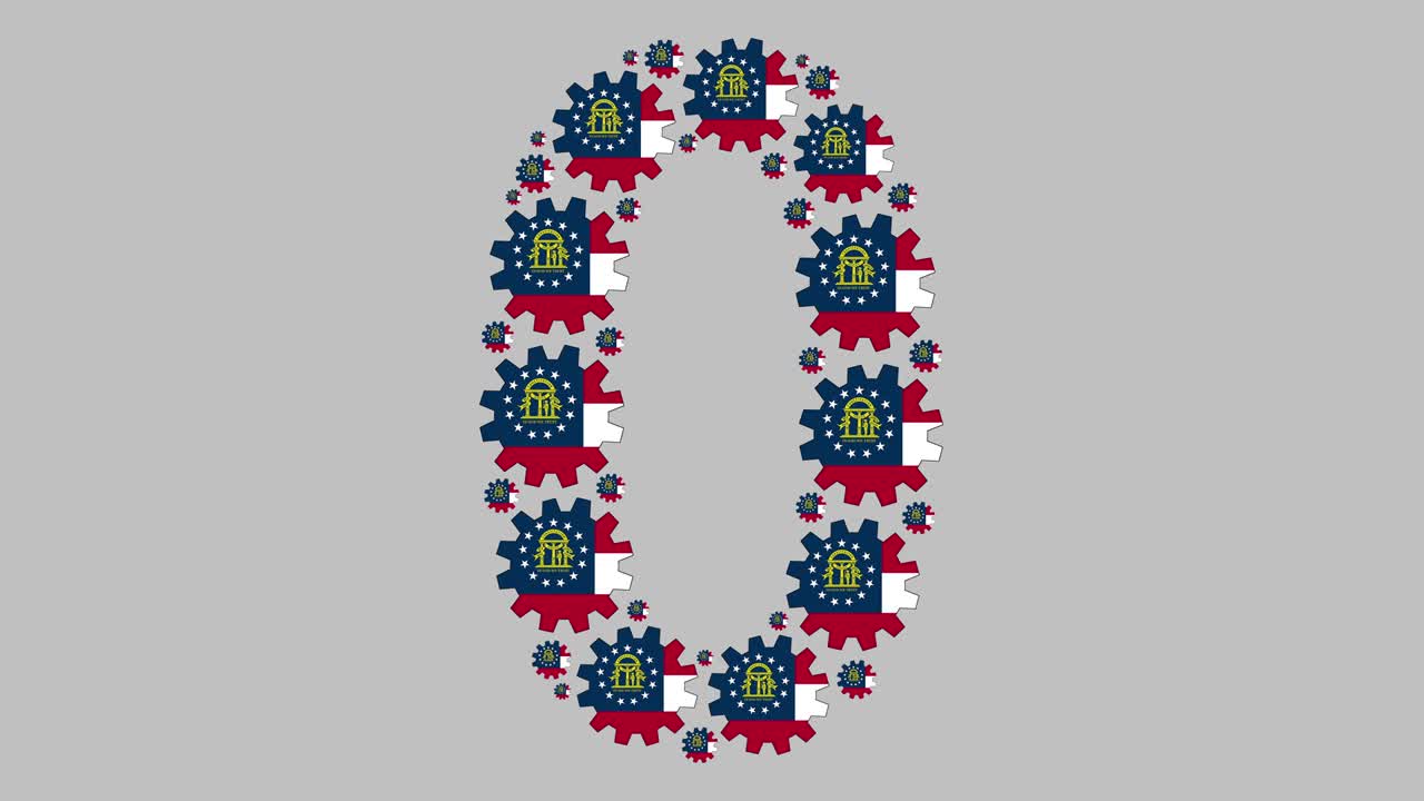 número georgiano cero