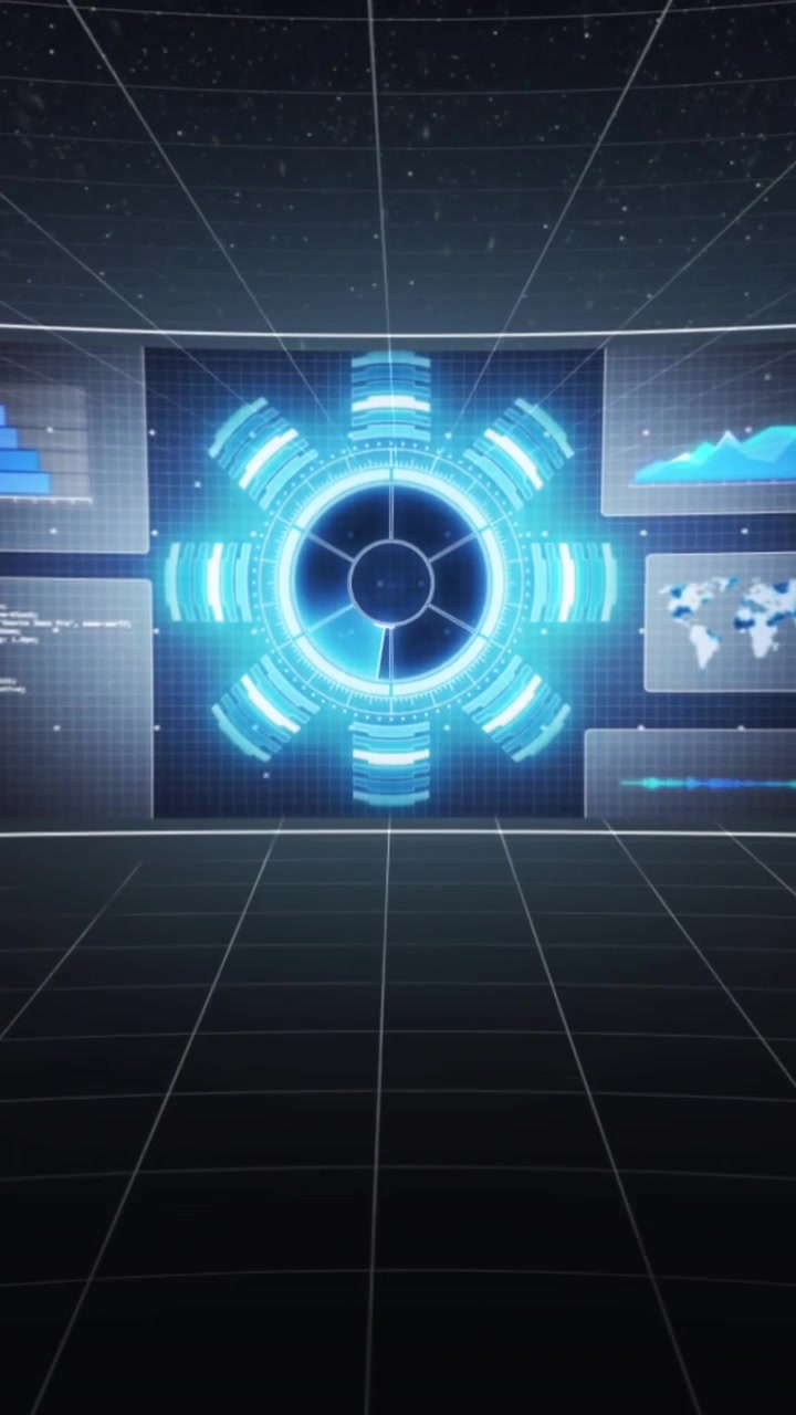 Animation of data processing on moving screen