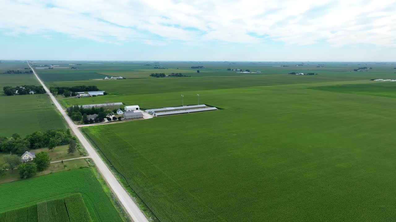 paisaje del medio oeste de ee.uu. en verano
