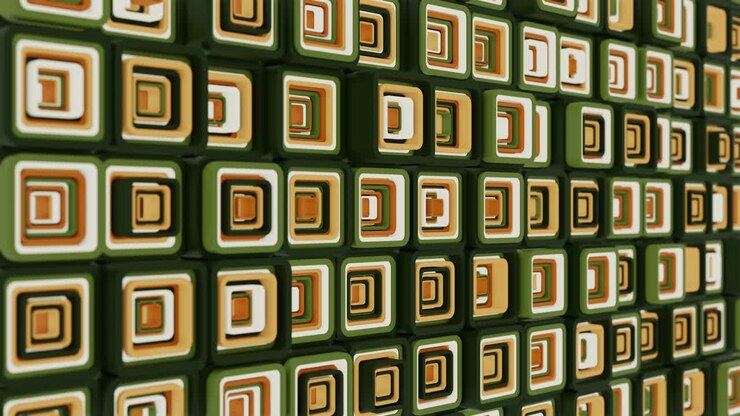 Geometric Square Pattern