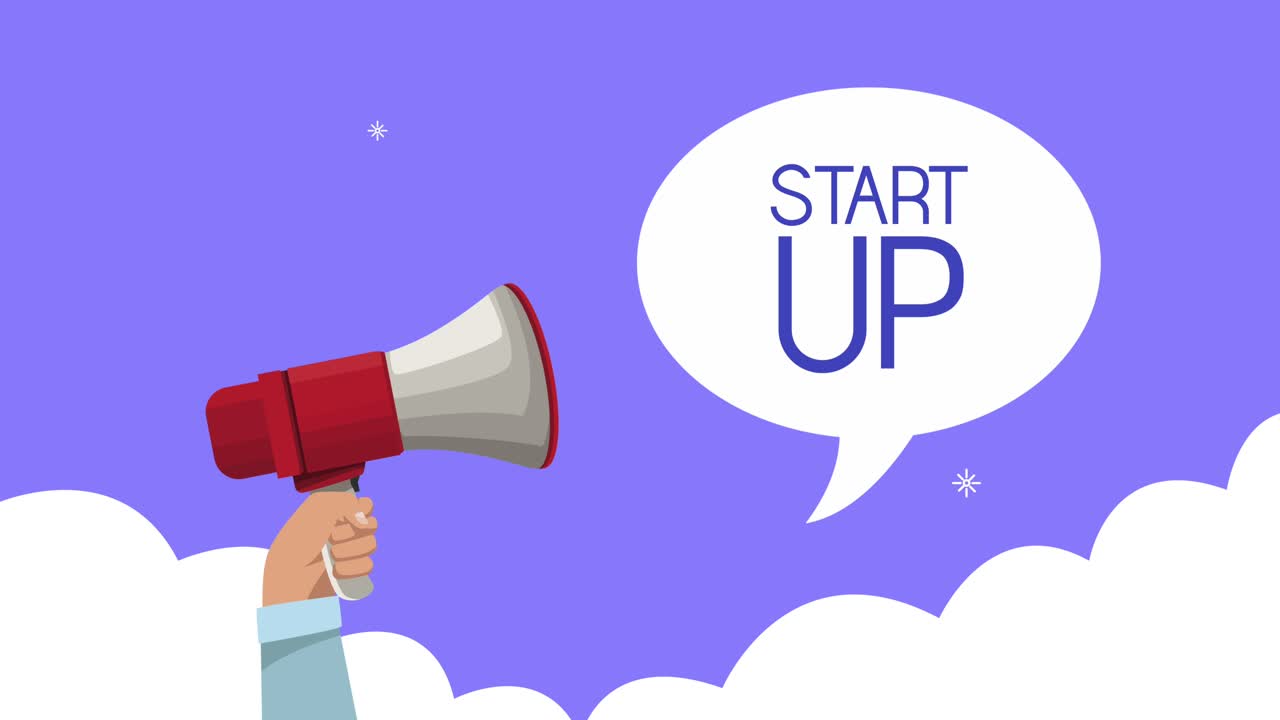 tecnología de sonido de megáfono con burbuja de habla