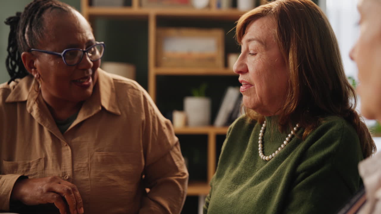 Group of women having a conversation