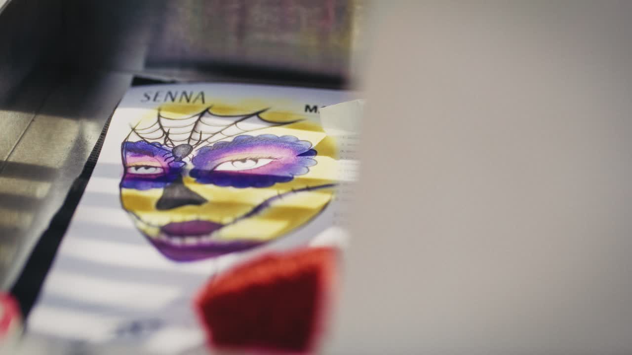 Face Paint Design for Day of the Dead