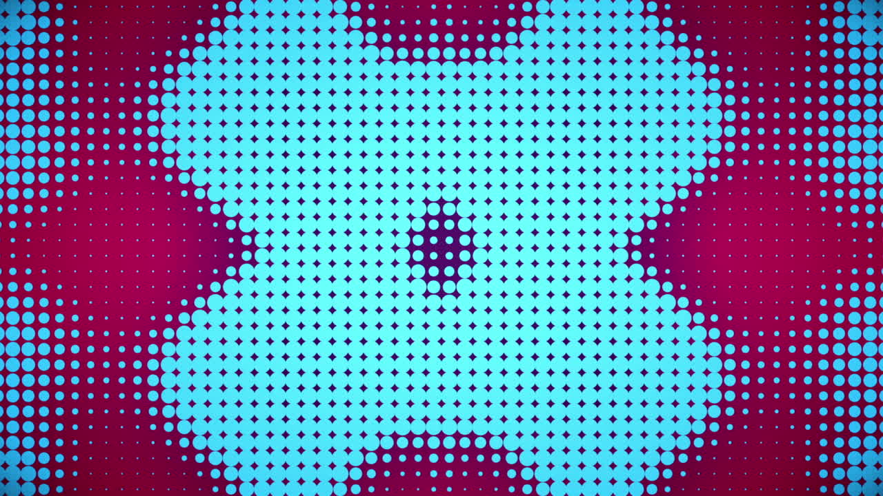Video di punti rosa e blu