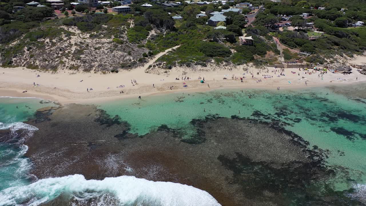 얄링업 해변, 마가렛 강 지역, 호주의 조감도