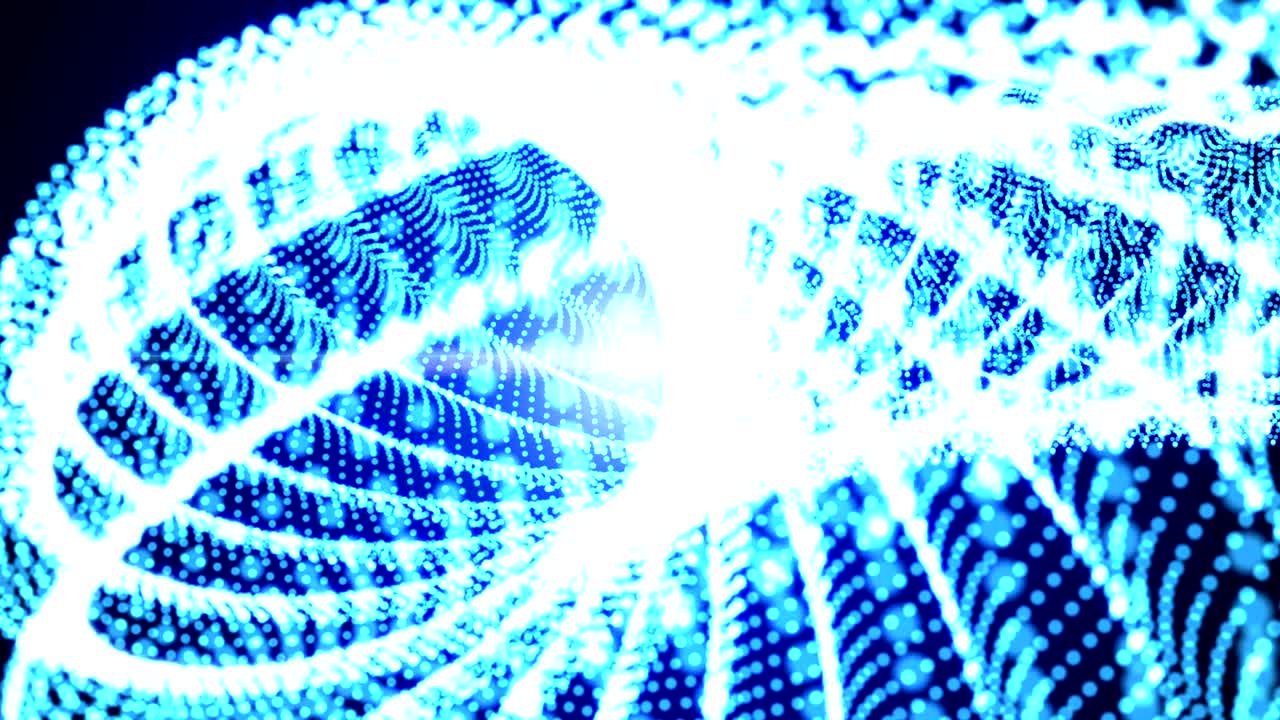 fondo sin costuras de partículas de color de introducción