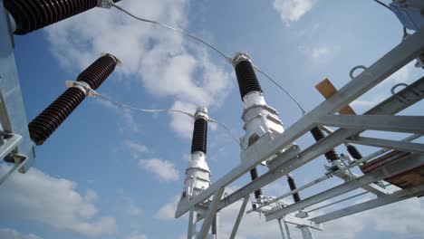 construction of a transformer substation