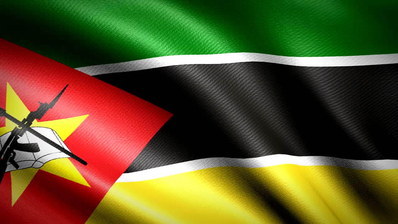 모잔비크의 발, 시엄리스 루프 애니메이션, 4k 고해상도 영상