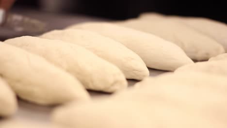 chef hands preparing dough for bread, pasta or pizza