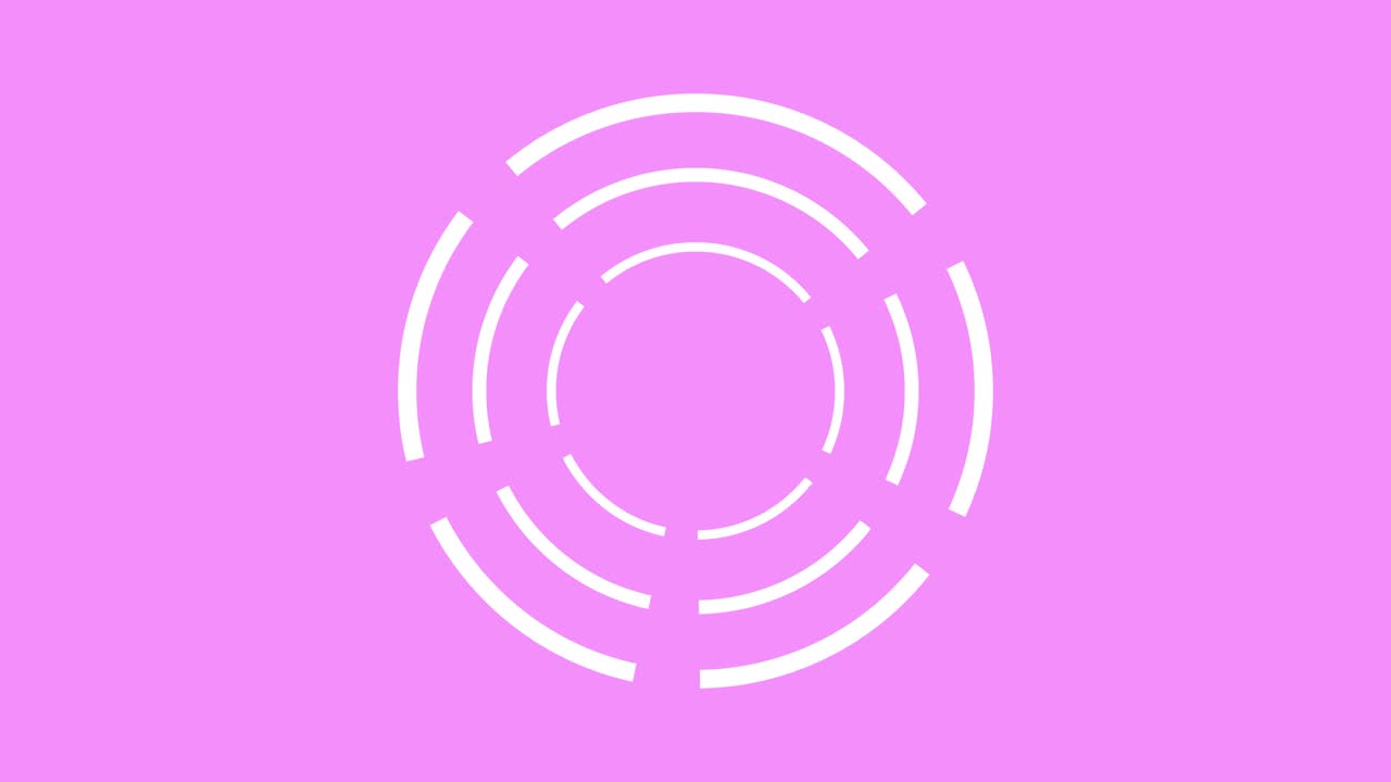 rotación del círculo división pop animación gráficos de movimiento