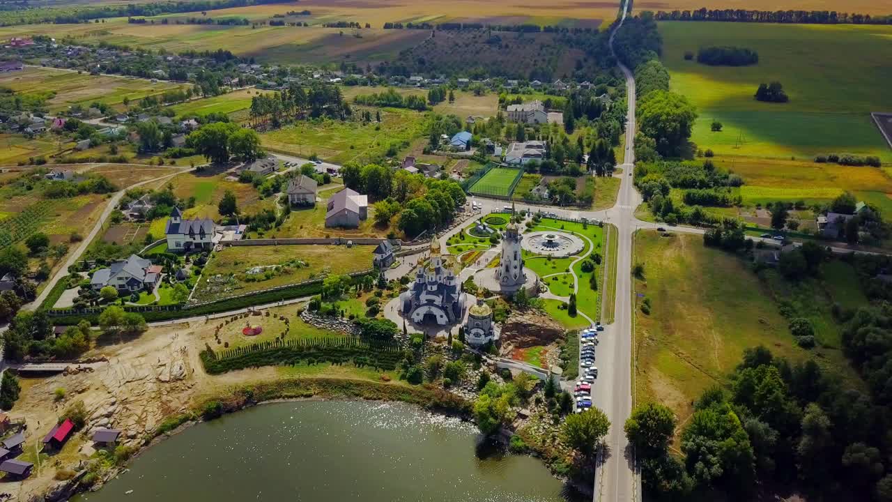 Landscape Park, Church of St. Eugene, Aerial view 15