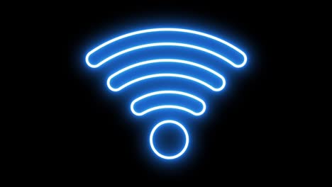 neon wifi animation.