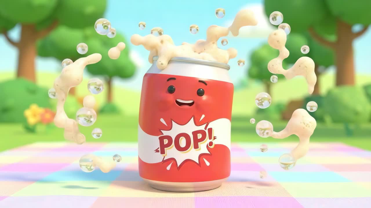 Kartun Kaleng Soda Beranimasi