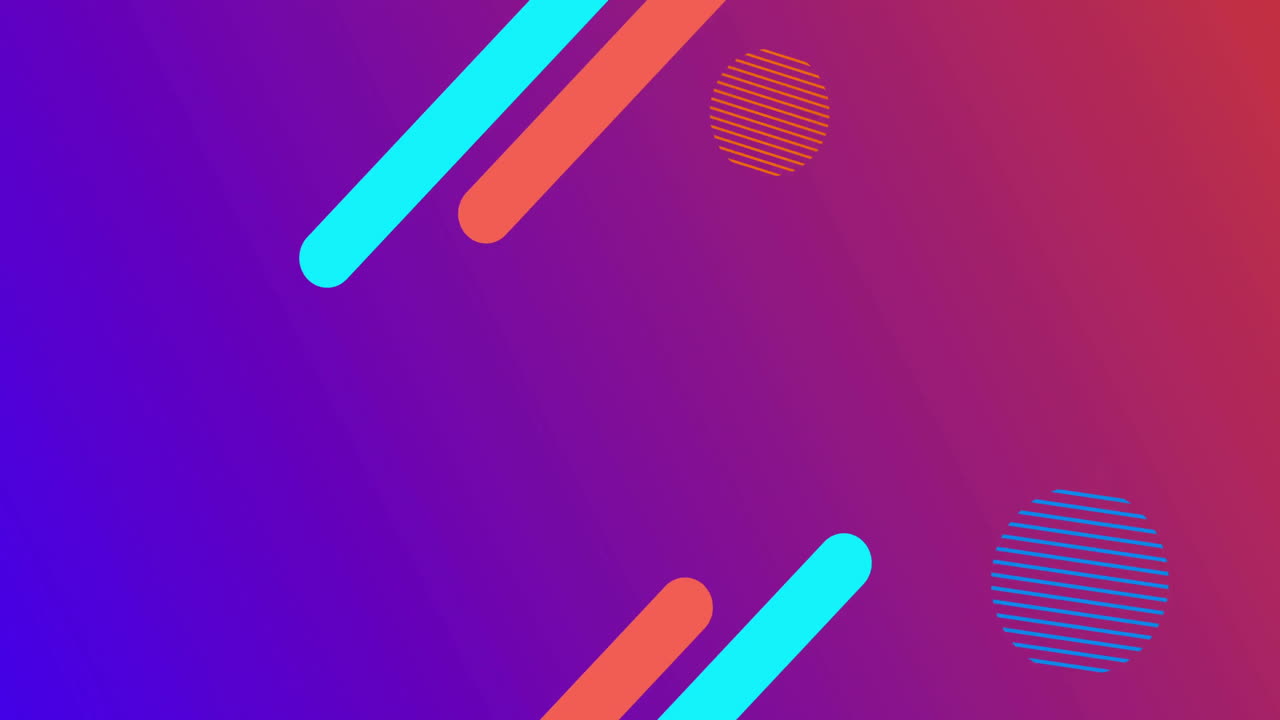 animación de un enorme texto de venta sobre un fondo de patrón vibrante