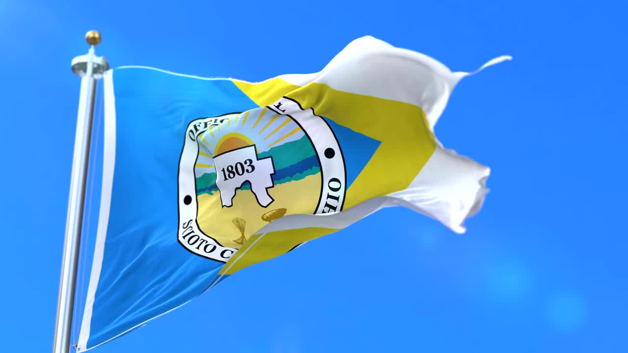 미국 오하이오 주 스키오토 카운티의 국기 - 루프