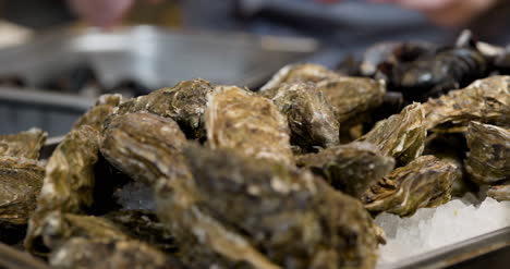 chef preparing oysters dish in elegant restaurant 6