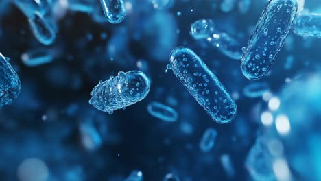3d animation of bacteria