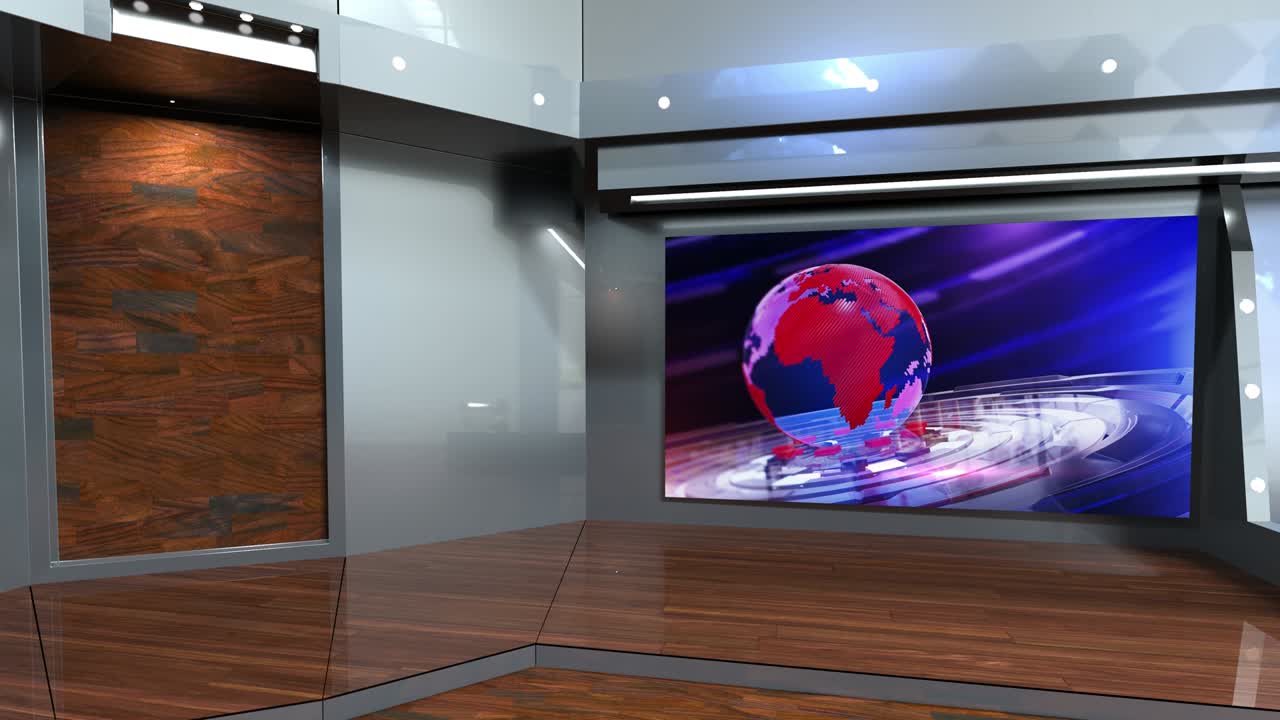 Noticias del estudio de televisión virtual 3D